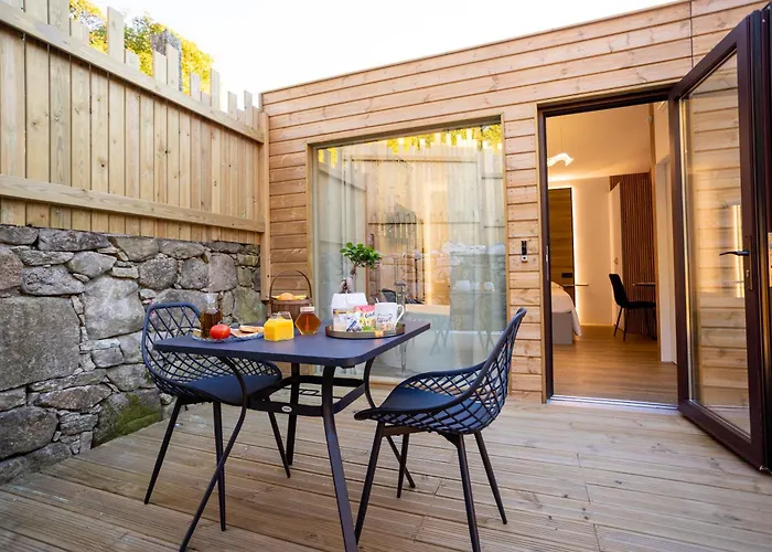 מלון דירות As Alvarizas Moraña