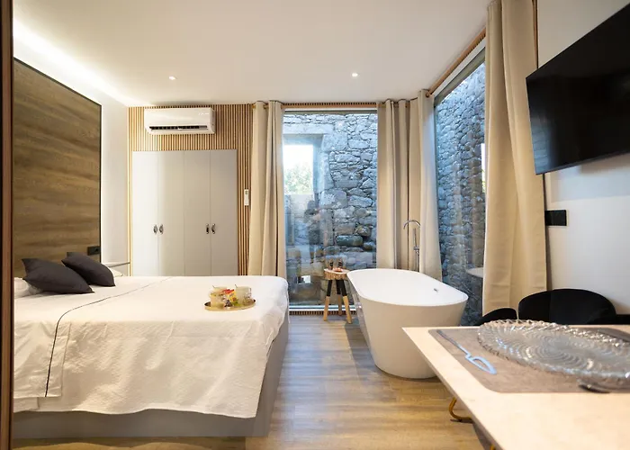 מלון דירות As Alvarizas Moraña